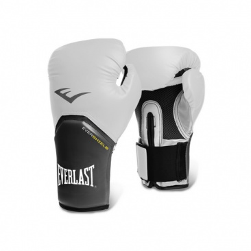 Боксерские перчатки Everlast тренировочные Pro Style Elite белые в интернет-магазине VersusBox.ru