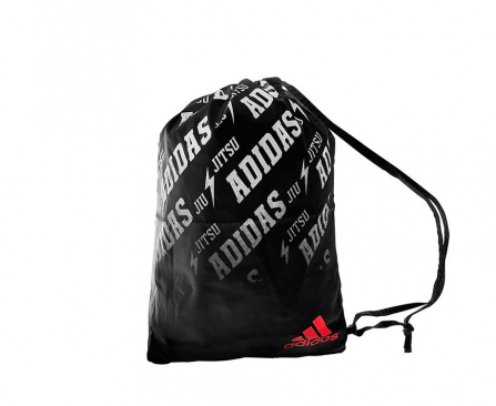 Мешок для кимоно adidas Satin Carry Bag Jiu Jitsu черно-красный в интернет-магазине VersusBox.ru