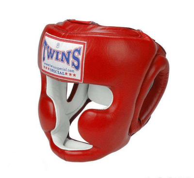 Шлем боксерский Twins HGL-6 красный в интернет-магазине VersusBox.ru