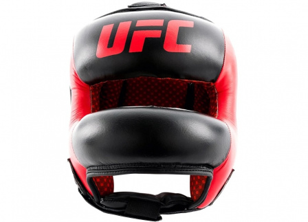 Шлем боксерский с бампером UFC RD/BK размер S в интернет-магазине VersusBox.ru