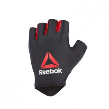 Перчатки для фитнеса Reebok (черный/красный)  в интернет-магазине VersusBox.ru