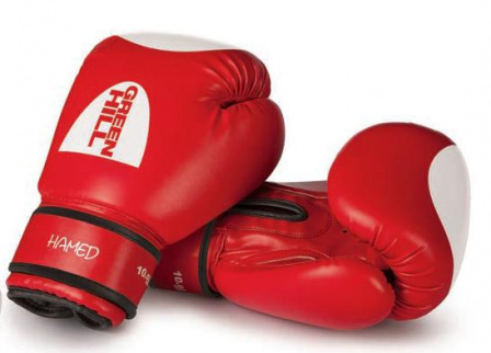 Перчатки боксерские HAMED Green Hill красные в интернет-магазине VersusBox.ru