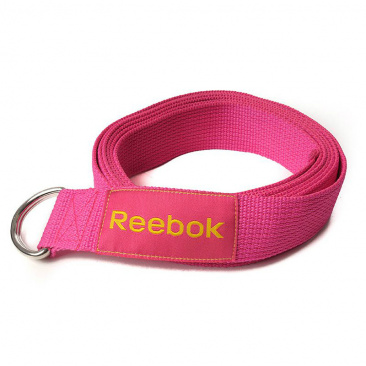 Ремень для йоги Reebok эластичный лиловый в интернет-магазине VersusBox.ru