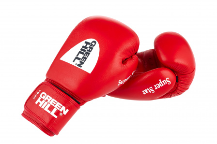 Боксерские перчатки Super Star одобренные AIBA красные в интернет-магазине VersusBox.ru
