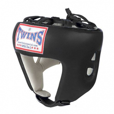 Боксерский шлем Twins Hgl8 черный в интернет-магазине VersusBox.ru