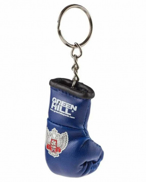  Брелок сувенирный боксерская перчатка Федерация бокса России синяя в интернет-магазине VersusBox.ru