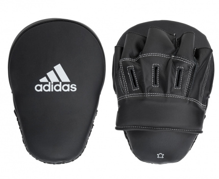 Лапы adidas Focus Mitt Leather 10" черные в интернет-магазине VersusBox.ru