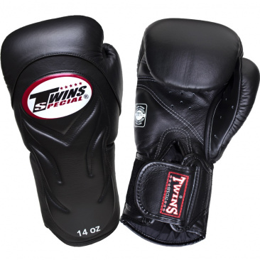 Боксерские перчатки Twins boxing gloves bgvl-6 черные в интернет-магазине VersusBox.ru