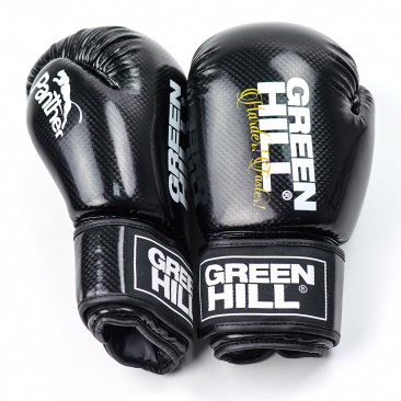Боксерские перчатки Green Hill PANTHER черные в интернет-магазине VersusBox.ru