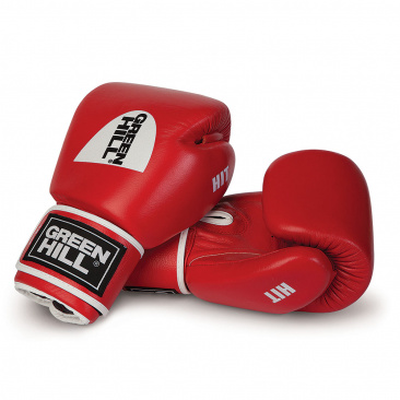 Перчатки для тайского бокса Green Hill HIT красные  в интернет-магазине VersusBox.ru