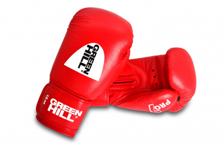 Перчатки боксерские Green Hill PRO-7 красные в интернет-магазине VersusBox.ru
