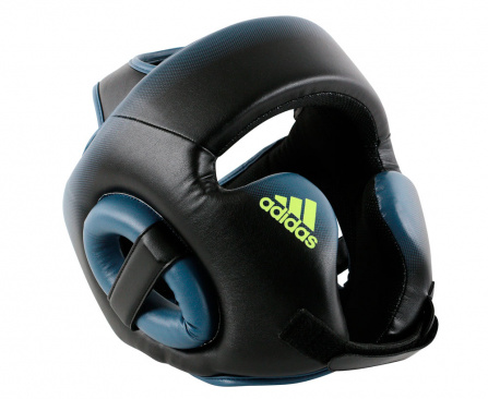 Шлем боксерский adidas Speed Head Guard черно-синий в интернет-магазине VersusBox.ru