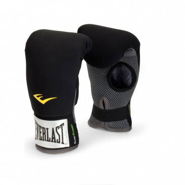 Боксерские перчатки Everlast снарядные Neoprene Heavy Bag Gloves черные в интернет-магазине VersusBox.ru