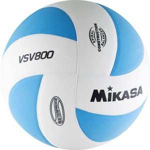 Волейбольный мяч Mikasa VSV800 бело-голубой в интернет-магазине VersusBox.ru