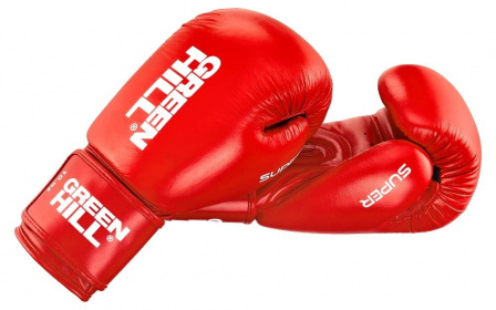 Боксерские перчатки SUPER красные в интернет-магазине VersusBox.ru