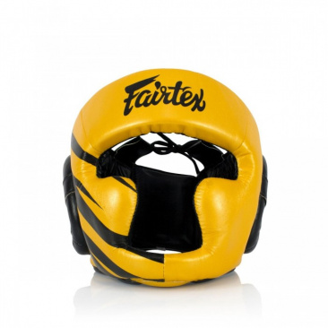 Боксерский шлем Fairtex HG-16 Gold в интернет-магазине VersusBox.ru