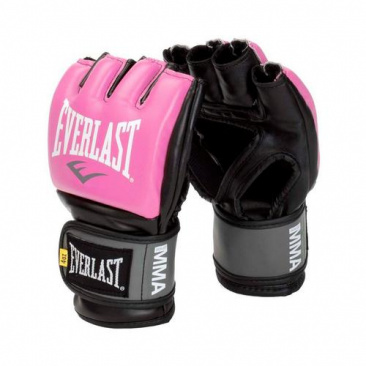 Перчатки Everlast тренировочные Pro Style  Grappling розовые в интернет-магазине VersusBox.ru