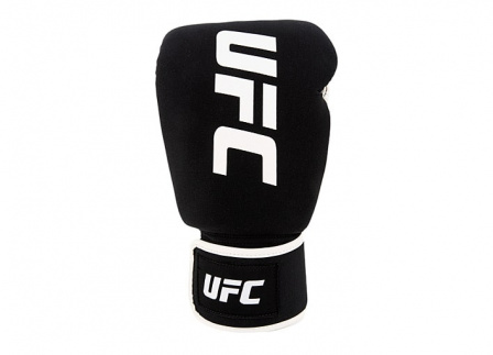 Боксерские перчатки UFC для бокса и ММА Размер L Black/White в интернет-магазине VersusBox.ru