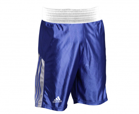 Шорты боксерские Adidas Amateur Boxing Shorts синие в интернет-магазине VersusBox.ru
