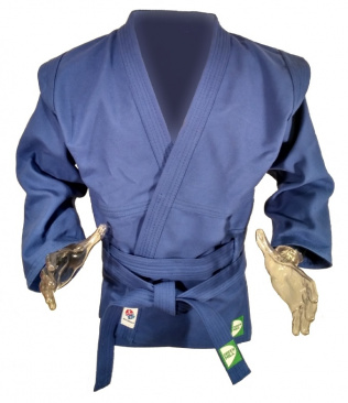  Куртка САМБО «Мастер» FIAS Approved (Лицензия FIAS) синяя  в интернет-магазине VersusBox.ru