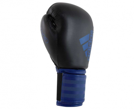 Перчатки боксерские adidas Hybrid 100 черно-синие в интернет-магазине VersusBox.ru