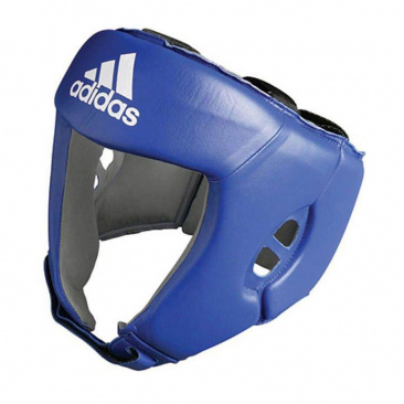 Шлем бокс.  Adidas со знаком  Aiba  синий в интернет-магазине VersusBox.ru
