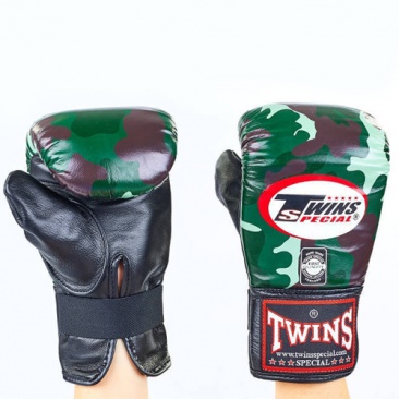 Перчатки боксерские снарядные Twins ftbgl1h-ar fancy training bag gloves зеленые в интернет-магазине VersusBox.ru