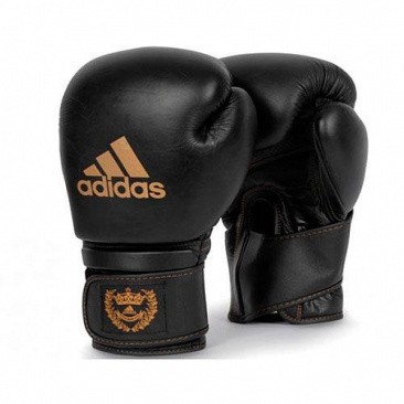 Боксерские перчатки Adidas/adistar черные кожа в интернет-магазине VersusBox.ru