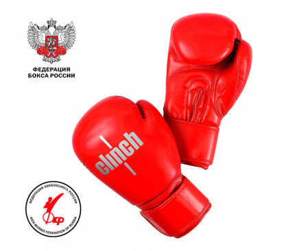 Перчатки боксерские Clinch Olimp Plus красные в интернет-магазине VersusBox.ru