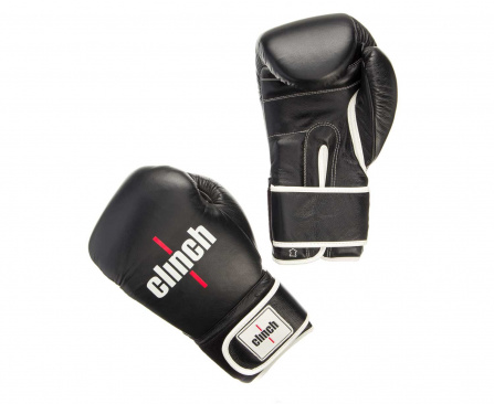 Перчатки боксерские Clinch Pro черные в интернет-магазине VersusBox.ru
