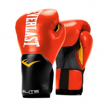 Боксерские перчатки Everlast тренировочные Elite ProStyle красные в интернет-магазине VersusBox.ru