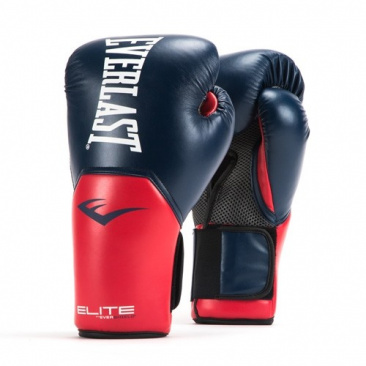 Боксерские перчатки Everlast тренировочные Elite ProStyle сине-красные в интернет-магазине VersusBox.ru
