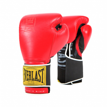 Боксерские перчатки Everlast тренировочные 1910 Classic красные в интернет-магазине VersusBox.ru