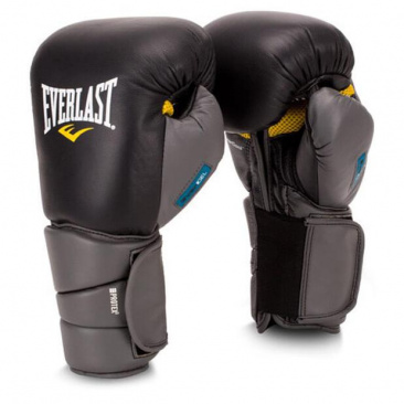 Боксерские перчатки Everlast Gel Protex3 черные в интернет-магазине VersusBox.ru