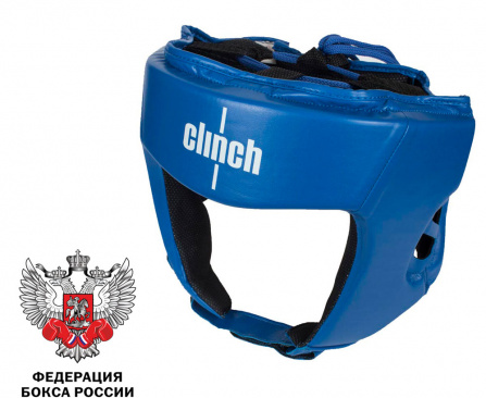 Шлем боксерский Clinch Olimp синий в интернет-магазине VersusBox.ru