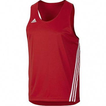 Майка Бокс "base Punch Vest" Adidas Красная в интернет-магазине VersusBox.ru