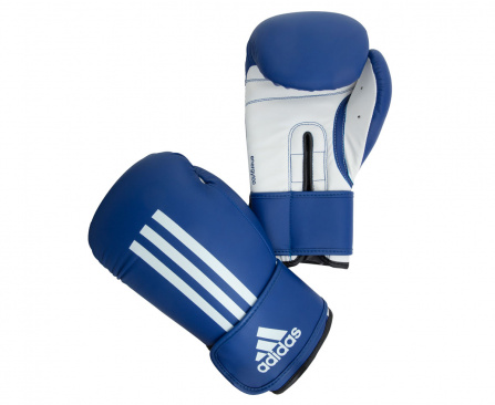 Перчатки боксерские adidas Energy 100 сине-белые в интернет-магазине VersusBox.ru
