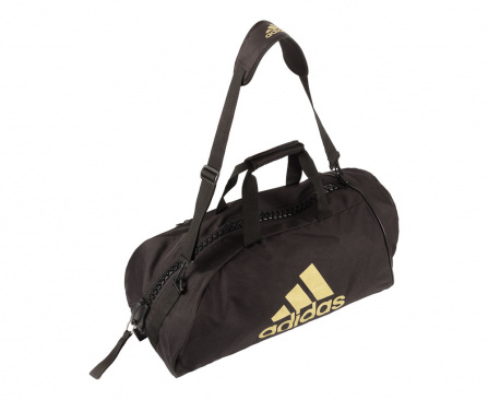 Сумка-рюкзак Training 2 in 1 Bag Combat Sport черно-золотая в интернет-магазине VersusBox.ru
