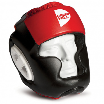 Боксёрский шлем Green Hill Poise чёрно-красный в интернет-магазине VersusBox.ru