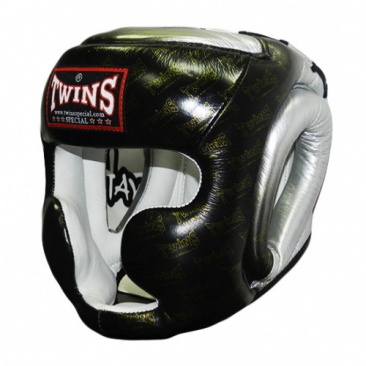 Шлем боксерский Twins Fhgl3-tw1 черно-серебрянный в интернет-магазине VersusBox.ru
