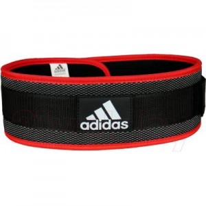 Пояс тяжелоатлетический Adidas Nylon Lumbar Belt черный в интернет-магазине VersusBox.ru