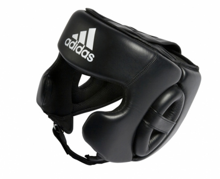 Шлем бокс тренир  Adidas/Training кожа,  черный в интернет-магазине VersusBox.ru