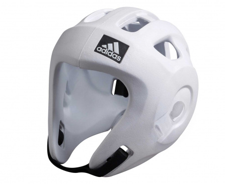Шлем для единоборств Adizero (одобрен Wako и Wtf) белый в интернет-магазине VersusBox.ru