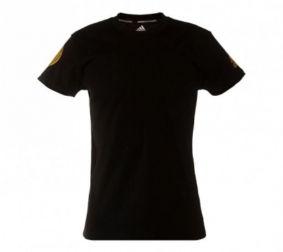 Футболка adidas T-Shirt Kickboxing Wako черно-золотая в интернет-магазине VersusBox.ru