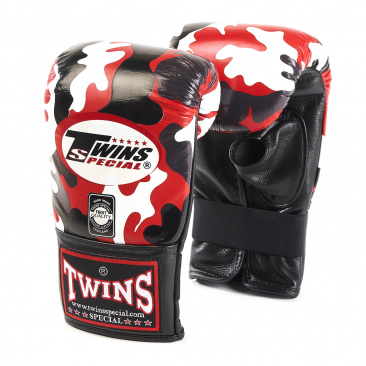 Перчатки боксерские снарядные Twins ftbgl1h-ar fancy training bag gloves красные в интернет-магазине VersusBox.ru