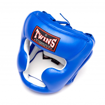 Шлем боксерский Twins Hgl-6  синий в интернет-магазине VersusBox.ru