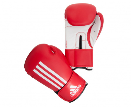 Перчатки боксерские adidas Energy 100 красно-белые в интернет-магазине VersusBox.ru