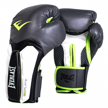 Боксерские перчатки Everlast тренировочные Prime серо-зеленые в интернет-магазине VersusBox.ru