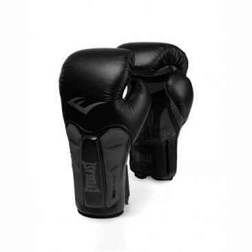 Боксерские перчатки Everlast тренировочные Prime Leather черно-серые в интернет-магазине VersusBox.ru