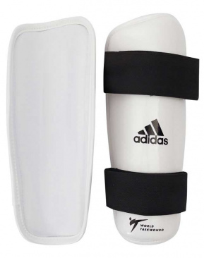 Защита голени  /кожзам/ Adidas   р XL белая в интернет-магазине VersusBox.ru